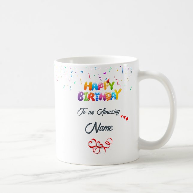 Personalized Birthday Mug - Thoughtful & Practical (Right)