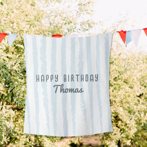 Personalized Birthday Name Sheet Backdrop Banner