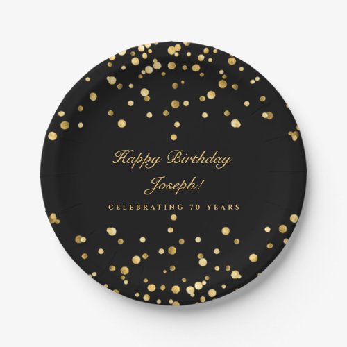 Personalized Birthday Paper Plates