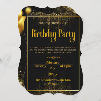 Personalized Birthday Party Invitation