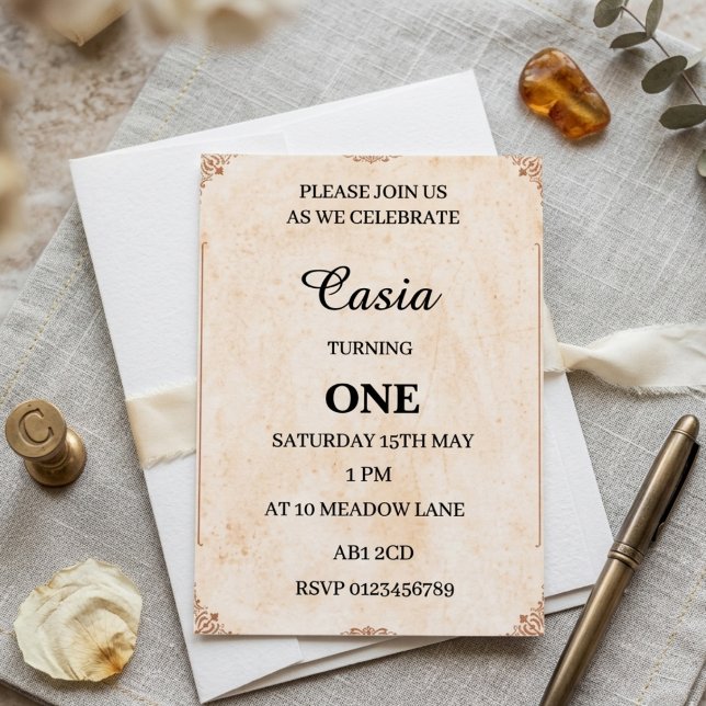 Personalized Birthday Party Invitation Card (Creator Uploaded)