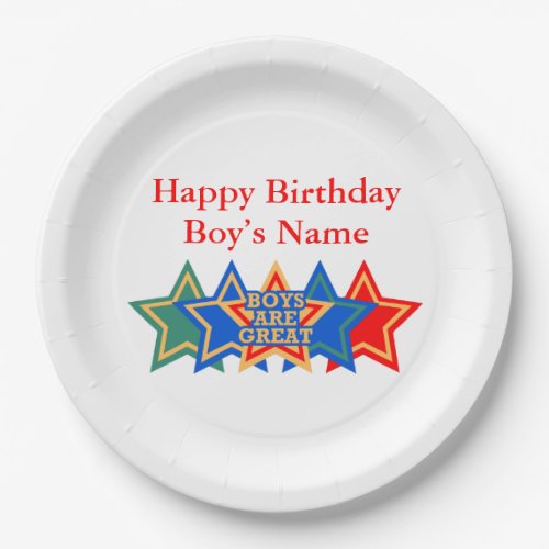 Personalized Birthday Party Plate