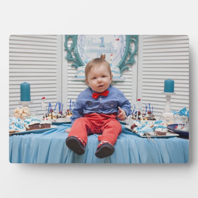 Personalized Birthday Photo Frame Frameless Photo  (Front)