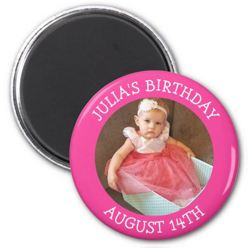 Personalized Birthday Reminder Magnet