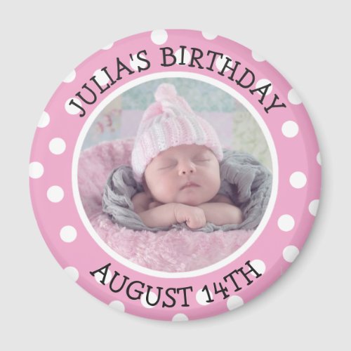 Personalized Birthday Reminder Magnet