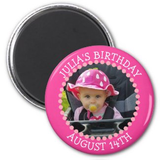 Personalized Birthday Reminder Magnet