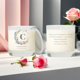 Personalized Birthday Scented Candle Gift