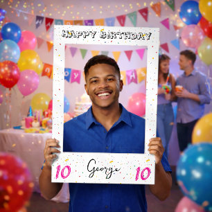 Personalized Birthday Selfie Frame