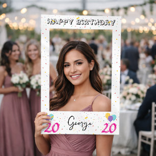 Personalized Birthday Selfie Frame