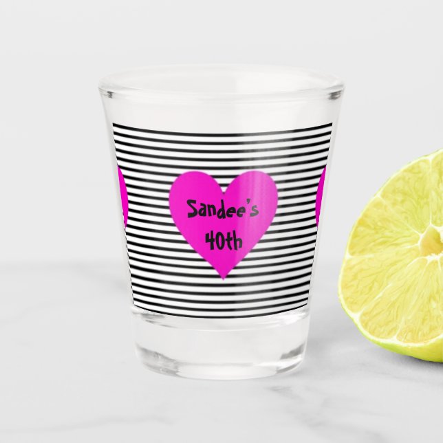 Personalized Birthday Shot Glass (Front)