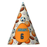 Personalized Birthday Sports Theme  Party Hat