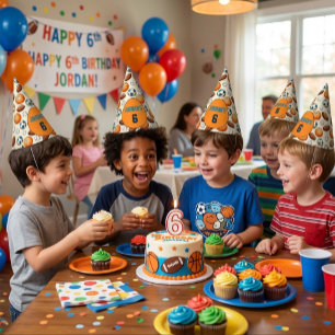 Personalized Birthday Sports Theme  Party Hat
