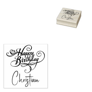 Personalized Birthday Stamp