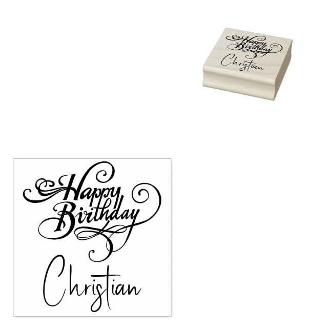 Personalized Birthday Stamp (Stamped)