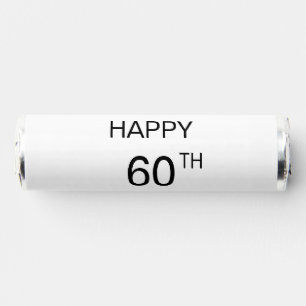 Personalized Birthday Stickers for Chocolate Kisse Breath Savers® Mints