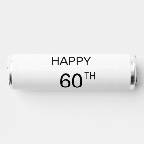 Personalized Birthday Stickers for Chocolate Kisse Breath Savers® Mints