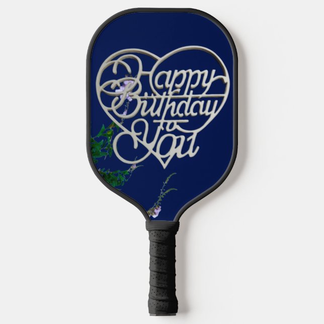 Personalized Birthday to You Pickleball Paddle (Front)