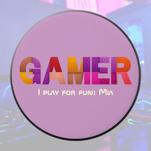 Personalized Birthday Valentines Gift for Gamers PopSocket