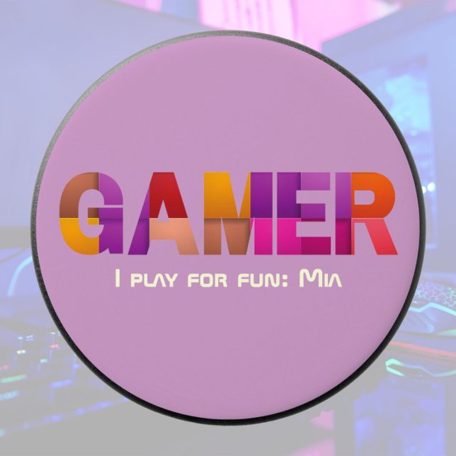 Personalized Birthday Valentines Gift for Gamers PopSocket (Personalized Birthday Valentines Gift for Gamers)