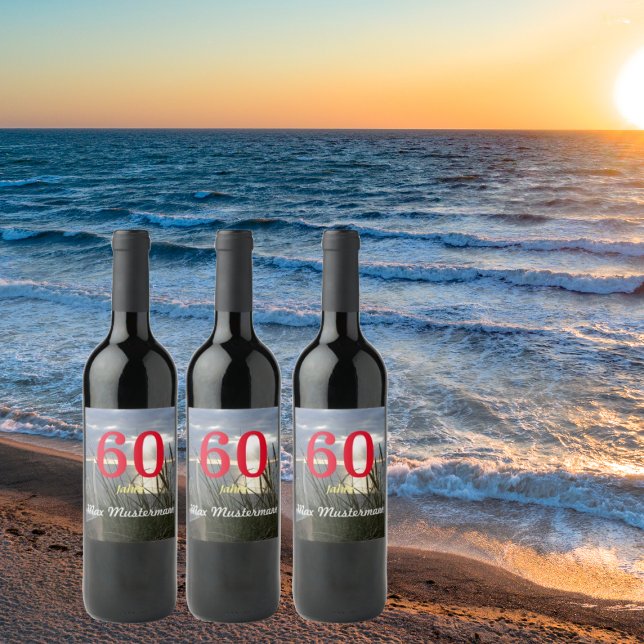 personalized birthday wine label (Creator Uploaded)