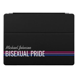 Personalized Bisexual Flag Color Stripes Custom iPad Pro Cover
