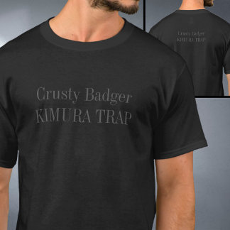 Personalized BJJ Jiu Jitsu Kimura Trap Black T-Shirt