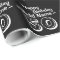 Personalized Black 50th Happy Birthday Templates