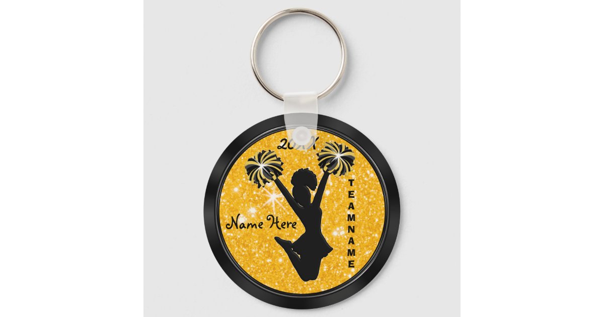 Cheap CHEER Keychains in Bulk Your Team COLORS