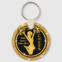 Cheap CHEER Keychains in Bulk Your Team COLORS