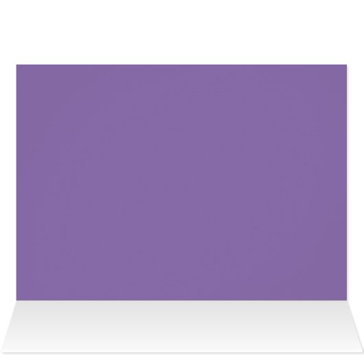 Personalized Black and Purple Goth Pattern Card (Inside Horizontal (Top))