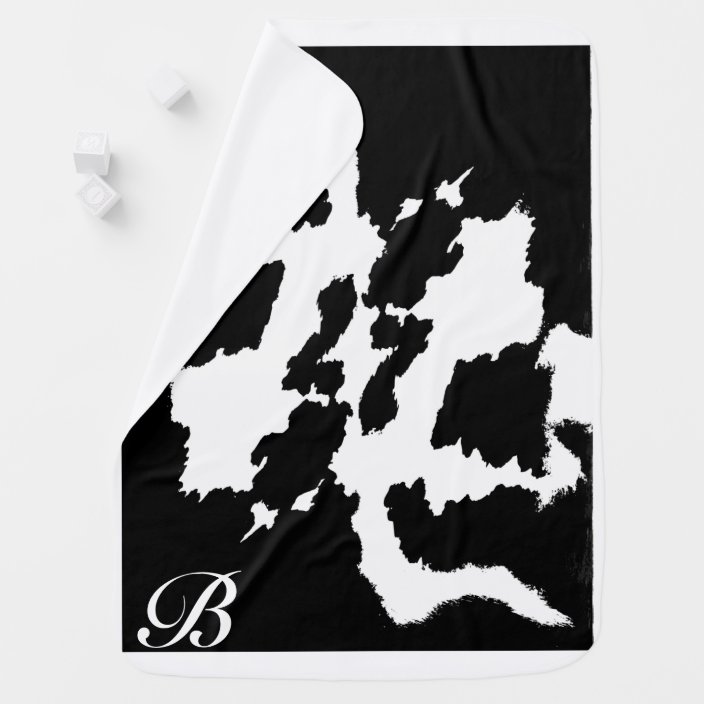 cow print baby blanket