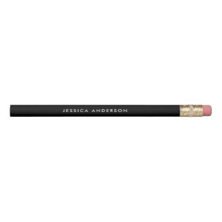 Personalized Black And White Pencil