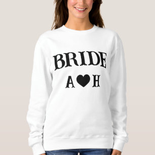 Personalized Black Bride Sweatshirt