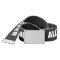 Personalized black canvas belt with custom name