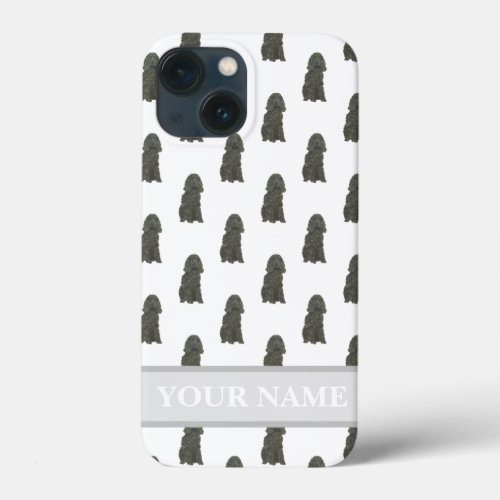 Personalized Black Cocker Spaniel Dog iPhone 13 Mini Case