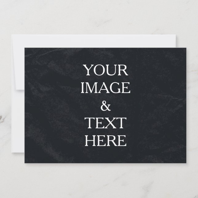 Personalized Black Custom Your Own Photo (Front)