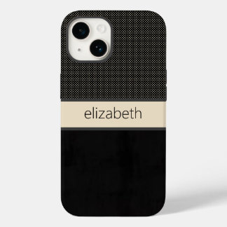 Personalized Black Dots Phone Case