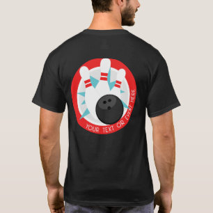 Personalized Black Event Bowling Shirt