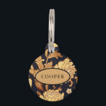 Personalized Black Gold Dog Collar Tag Pet ID<br><div class="desc">Presenting a unique blend of style and function - the Personalized Black Gold Dog Collar Tag Pet ID. Expertly crafted and exclusively designed by Mylini, this tag adds a touch of elegance to your pet’s collar. Crafted in rich black with gold detailing, this high-quality collar tag is a must-have for...</div>