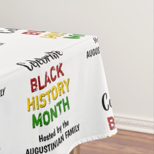 Personalized BLACK HISTORY MONTH  Tablecloth