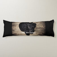 Personalized Black Lab Dog Photo and Dog Name