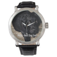 Personalized Black Lab Dog Photo and Dog Name
