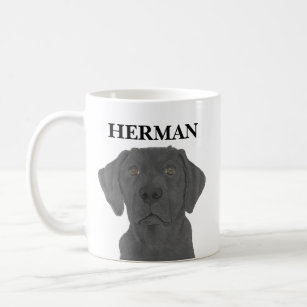 Personalized Black Labrador Coffee Mug