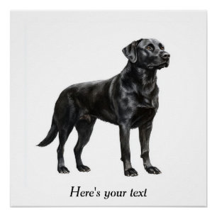 Personalized Black Labrador Retriever Decor