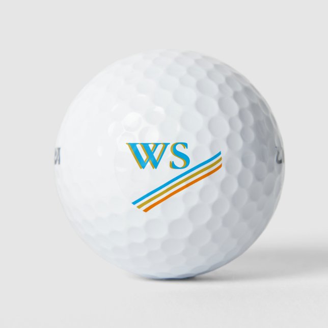 Personalized Black Leather Golf Head Cover Golf Balls (Front)