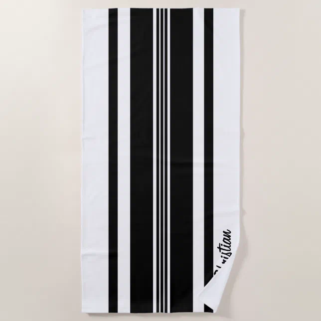 Drag Racing Beach Towel Yellow