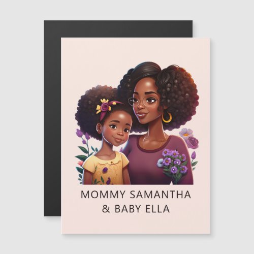 Personalized Black Mom and Daughter 17
