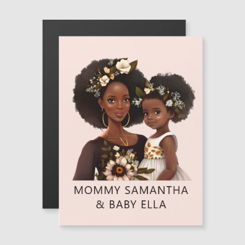 Personalized Black Mom and Daughter 18