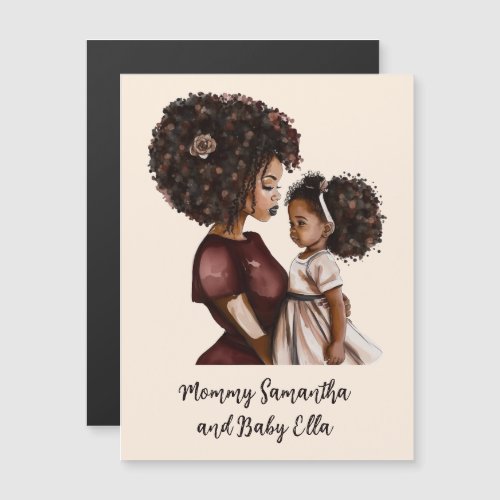 Personalized Black Mom and Daughter 3