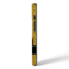 personalized black musical note on golden